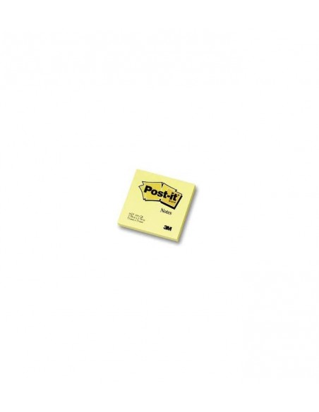 Notas adhesivas Post-it amarillas 76x76 mm 100 hojas