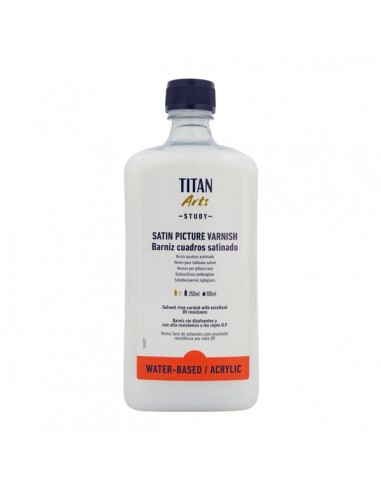 Barniz Acrílico Satinado Titan Arts Study 1000 ml