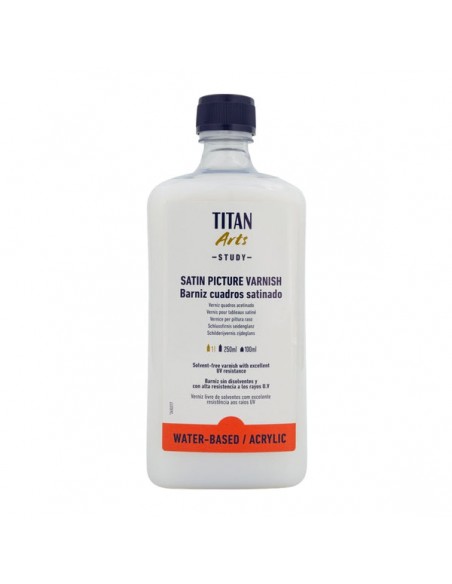 Barniz Acrílico Satinado Titan Arts Study 1000 ml