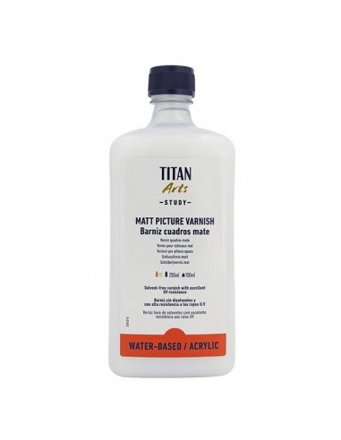 Barniz Acrílico Mate Titan Arts Study 1000 ml