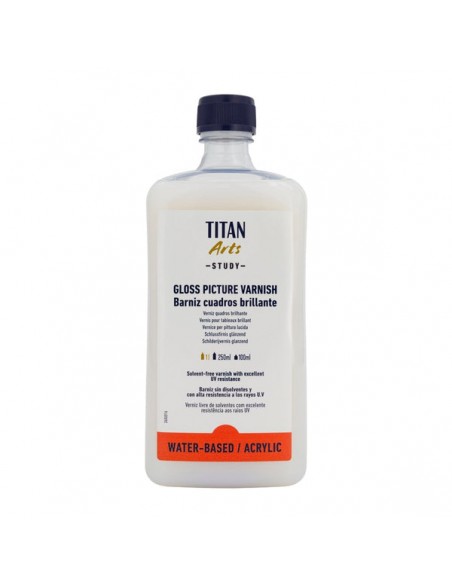 Barniz Acrílico Brillante Titan Arts Study 1000 ml