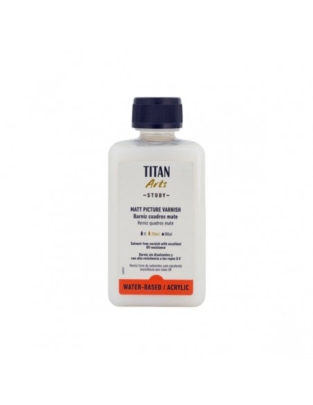 Barniz Acrílico Mate Titan Arts Study 250 ml
