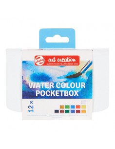 Talens Art Creation Acuarela Pocket Box 12 colores