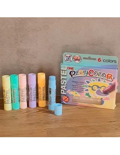 PlayColor One Pastel 6 témperas sólidas 10g 2