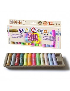 Témpera sólida Tutti Frutti 12 colores Instant