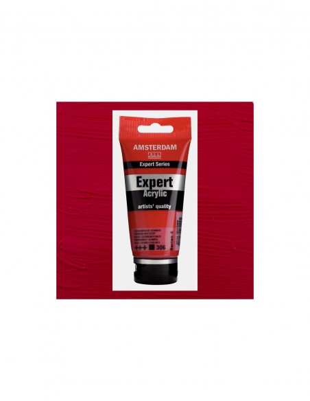Amsterdam Expert Acrílico Rojo Cadmio Oscuro 306 75 ml
