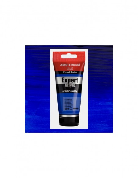 Amsterdam Expert Acrílico Azul Ultramar 504 75 ml
