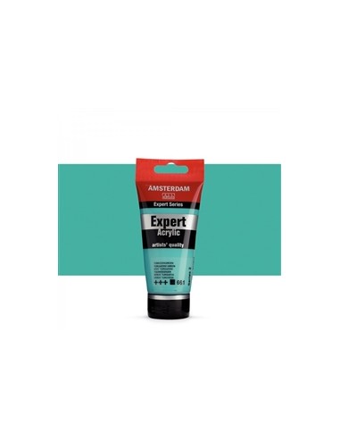Amsterdam Expert Acrílico Verde Turquesa 661 75 ml pintura profesional