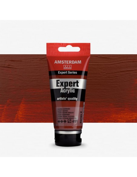 Amsterdam Expert Acrílico Tierra de Siena Tostada 411 75 ml pintura profesional