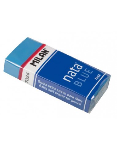 Goma de Borrar Milan Nata 7024 Azul Factis