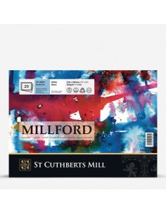 Bloc de Papel para Acuarela Millford 100% Algodón 300 g 20 hojas