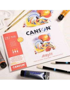 Bloc Canson Acrylic 34x41 cm 400 g 10 hojas