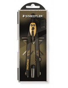 Compás Staedtler Noris 555 amarillo con estuche