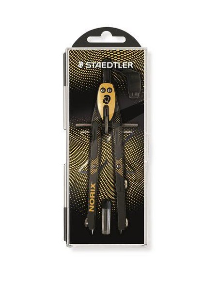 Compás Staedtler Noris 555 amarillo con estuche