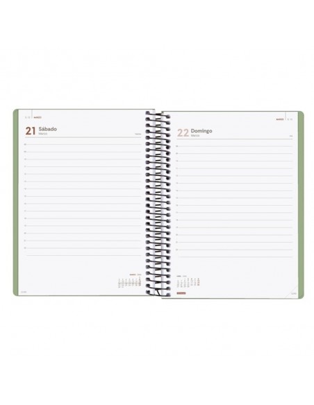 Agenda Finocam 2026 Día Página My E10 Verde
