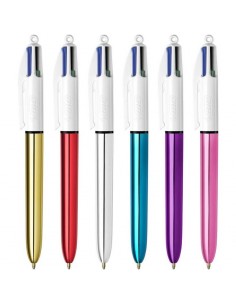 BIC 4 Colores Shine cuerpo metalizado surtido 2