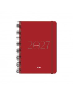 Agenda Dohe Montana 2026 día página burdeos