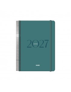 Agenda Dohe Montana día página verde 14x20 cm