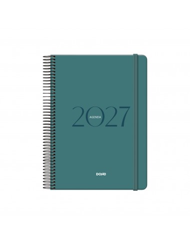 Agenda Dohe Montana día página verde 14x20 cm