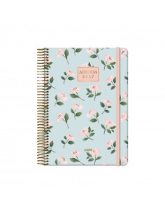 Agenda Dohe Velvet Jazmín día página 14x20 cm