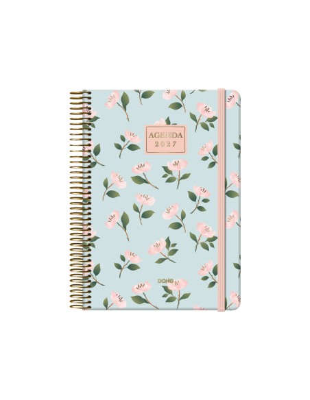 Agenda Dohe Velvet Jazmín día página 14x20 cm