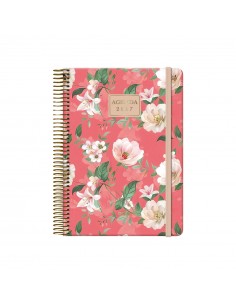Agenda Dohe Velvet Coral día página 14x20 cm
