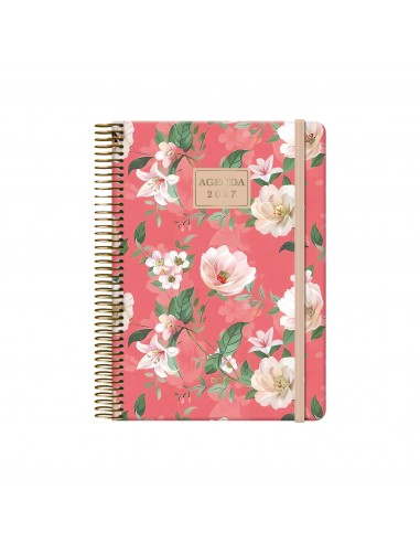Agenda Dohe Velvet Coral día página 14x20 cm