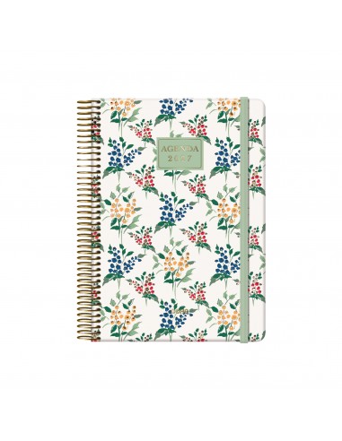 Agenda Dohe Velvet Mimosa día página 14x20 cm