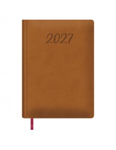 Agenda Dohe Manaos día página Marrón 17x24 cm