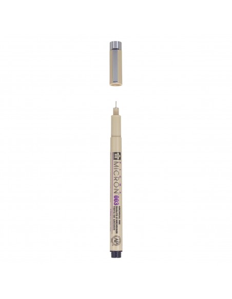 Rotulador Sakura Pigma Micron 003 negro punta 0,15 mm