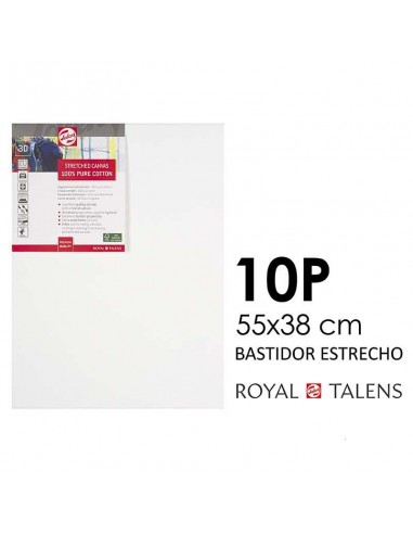 Lienzo con bastidor Talens algodón 10P de 55x38 cm