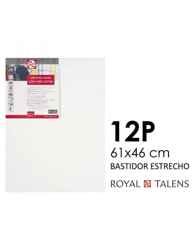 Lienzo con bastidor Talens algodón 12P de 61x46 cm
