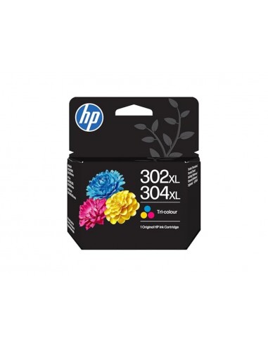 Cartucho HP 302XL 304XL tricolor original de alta capacidad