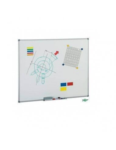 pizarra acero vitrificado blanco mate 122x100 cm