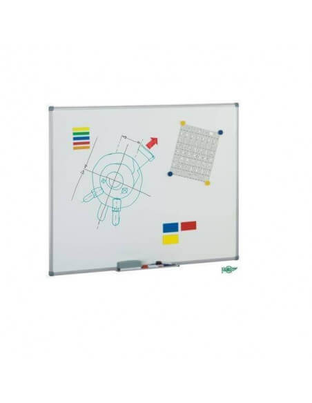 pizarra acero vitrificado blanco mate 122x100 cm