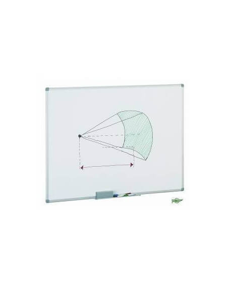 pizarra estratificada blanca 80x60 cm con cajetin