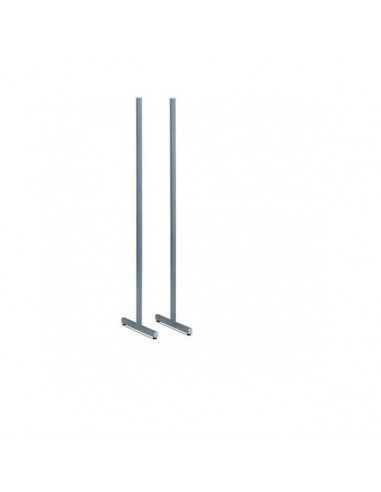 Juego de soportes metálicos para pizarras