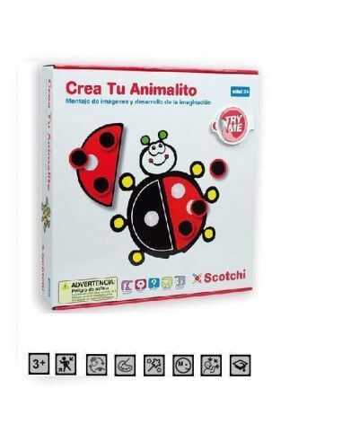CREA TU ANIMALITO CON VELCRO