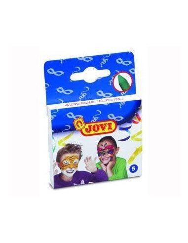 CAJA 5 CERAS MAQUILLAJE SURTIDAS JOVI