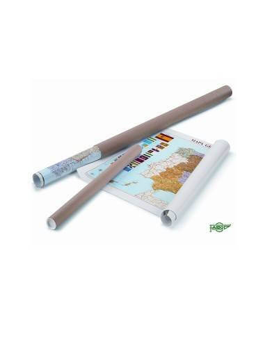 Mapa de Europa en tubo de cartón 93x119 cm
