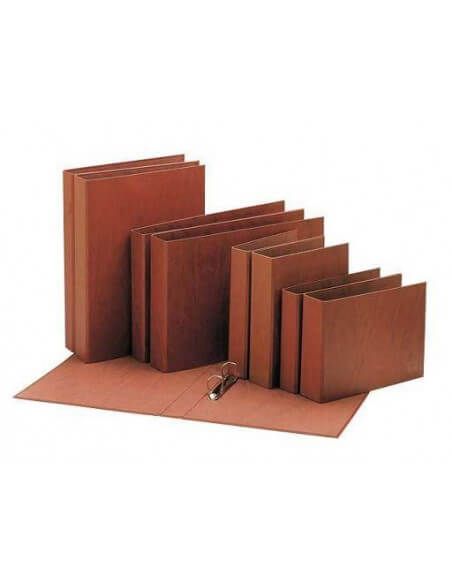 CARPETA DE CARTON 1/4 APAISADO 40 MM. DE ANCHO - COLOR CUERO