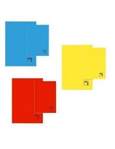 CUADERNO FOLIO DE  PAUTA 2,5 CON GRAPAS 50 HOJAS 70GR