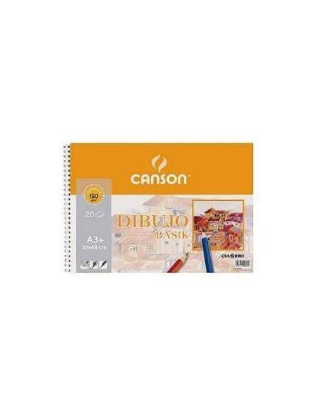 BLOC DE DIBUJO BASIK A3+ 150 GR. ESPIRAL
