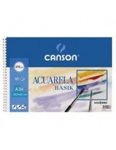 BLOC DE DIBUJO BASIK A3+ 370 GR. ESPIRAL