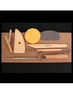 ESTUCHE DE 8 PIEZAS PARA ALFARERIA Y CERAMICA