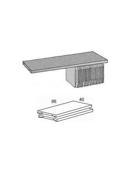 ESTANTE METALICO 86 X 40 ROCADA