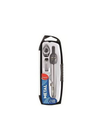 **COMPAS ESCOLAR CLASICO 3 PIEZAS MAPED