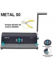 ENCUADERNADORA ESPIRAL METAL 50 A4 FELLOWES