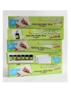 ESTUCHE PINTURA DE TELA SURTIDO DE 6 COLORES DE 25ML