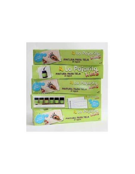 ESTUCHE PINTURA DE TELA SURTIDO DE 6 COLORES DE 25ML